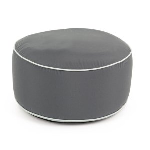 Pouf Gonfiabile Poliestere Grigio Scuro da Esterno - DIVA
