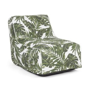 Chaise Longue Gonfiabile Poliestere Multicolore Boho da Esterno - ENCHANT