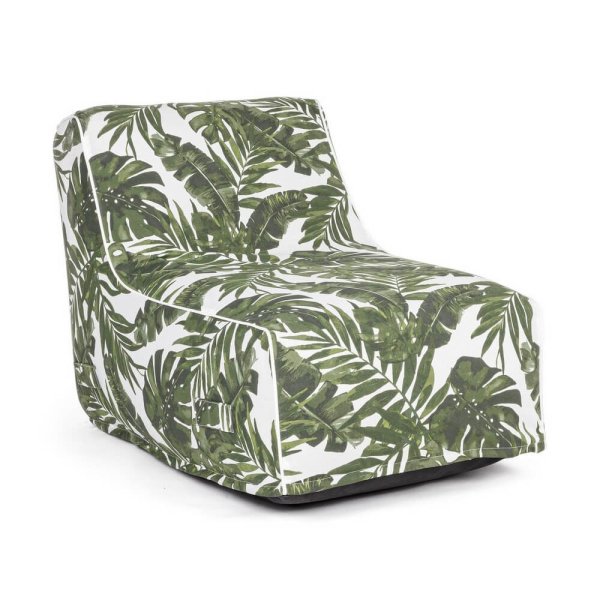Chaise Longue Gonfiabile Poliestere Multicolore Boho da Esterno - ENCHANT