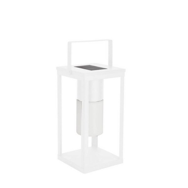 Lampada Solar Led con Manico - SOLAR - Bianco, 17x17 cm