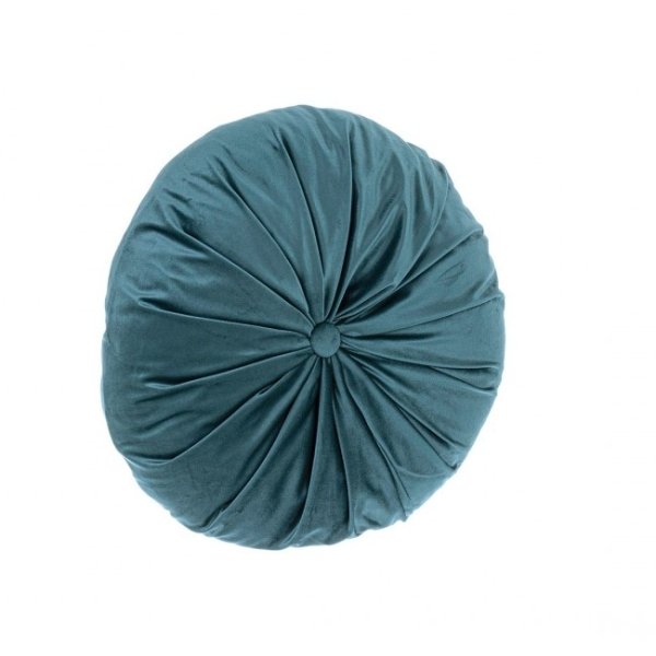 Set 4 Cuscini Rotondi in Velluto Nero da Interno 40 cm - ARCADIA - Avio