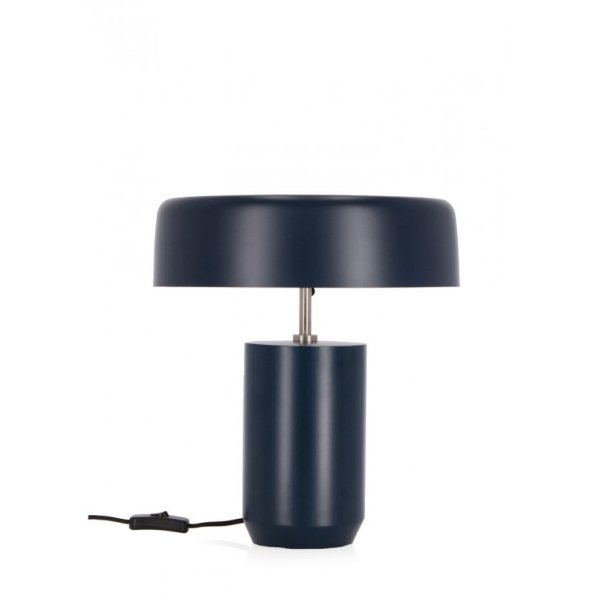 Lampada Tavolo Metallo Blu Moderna da Interno - SHIORI