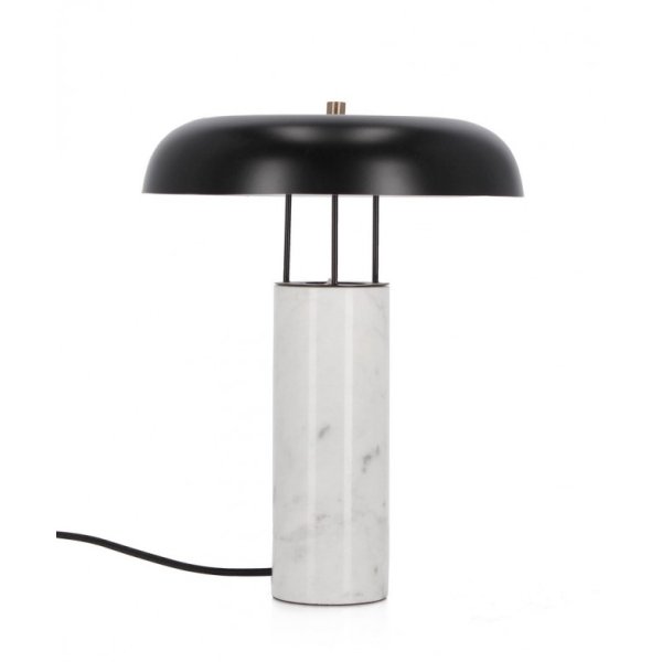Lampada Tavolo Marmo Bianco Moderna da Interno - SHIORI