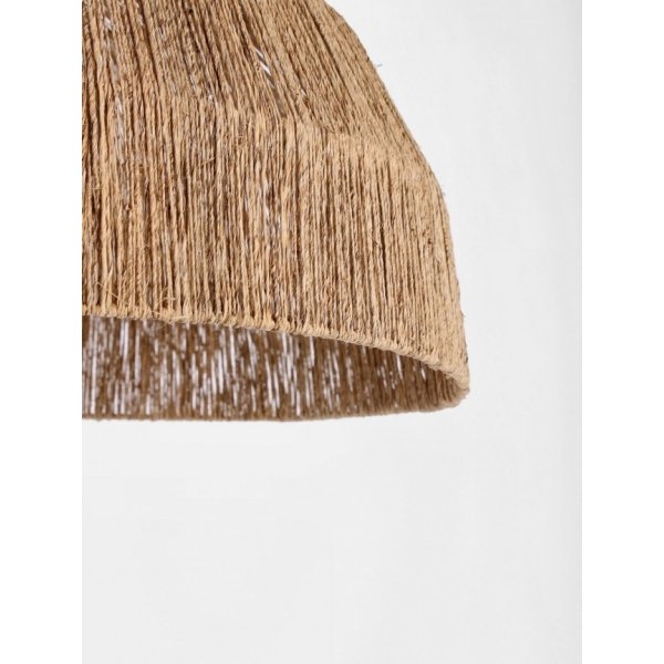 Alternative view of Lampadario in Iuta Marrone Chiaro Stile Rustico da Interno - MEI-FANG
