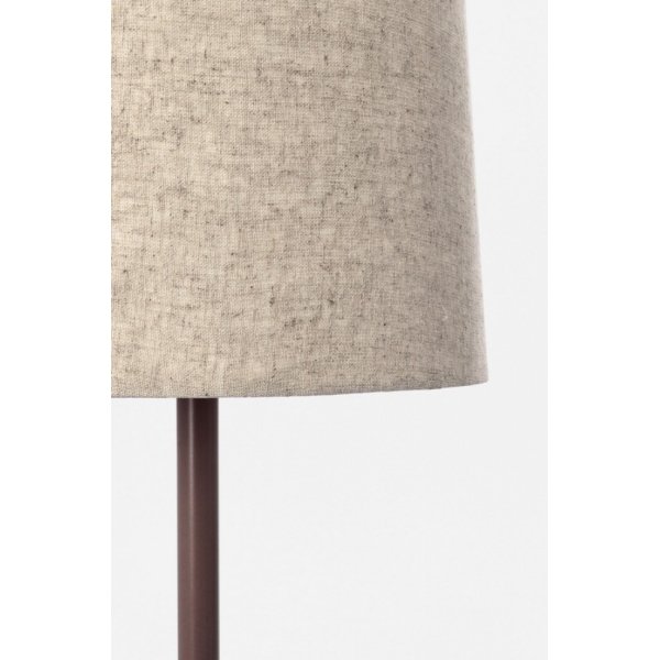 Alternative view of Lampada da Terra Acciaio Beige Moderna da Interno H166 - SURI