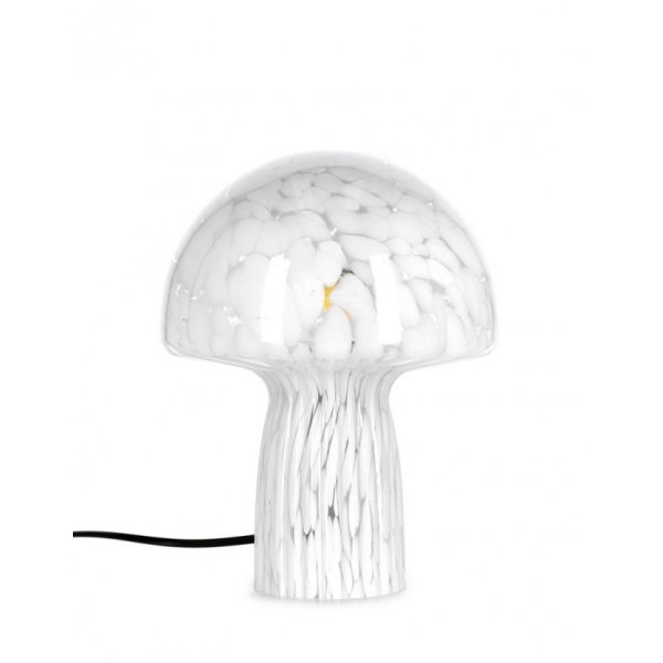 Lampada da tavolo in vetro H25,5 - MEI-XIN - Bianco