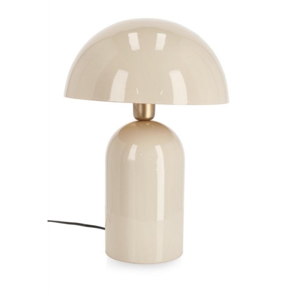 Lampada Tavolo Metallo Beige Moderna da Interno H45 cm - CAMPBELL