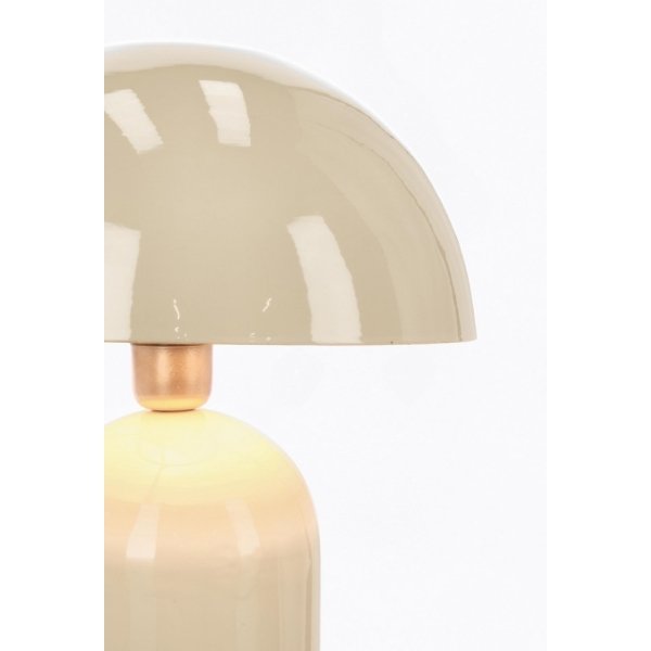 Alternative view of Lampada Tavolo Metallo Beige Moderna da Interno H45 cm - CAMPBELL