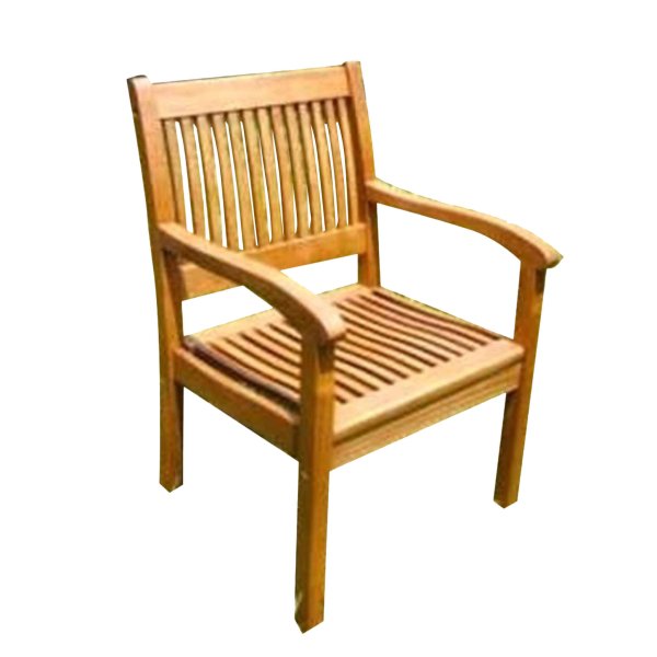 Alternative view of Poltrona da Giardino large in Legno Acacia cm 62x60x88 - BRADEN