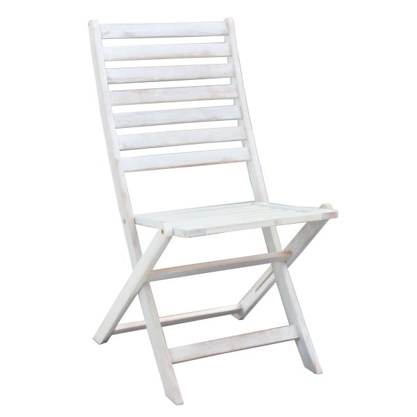 Sedia da Giardino Pieghevole in Legno Acacia cm 46x57x91 - THIS