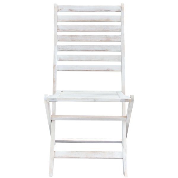 Alternative view of Sedia da Giardino Pieghevole in Legno Acacia cm 46x57x91 - THIS