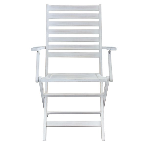 Alternative view of Poltrona da Giardino Pieghevole in Legno Acacia cm 55x57x91 - THIS