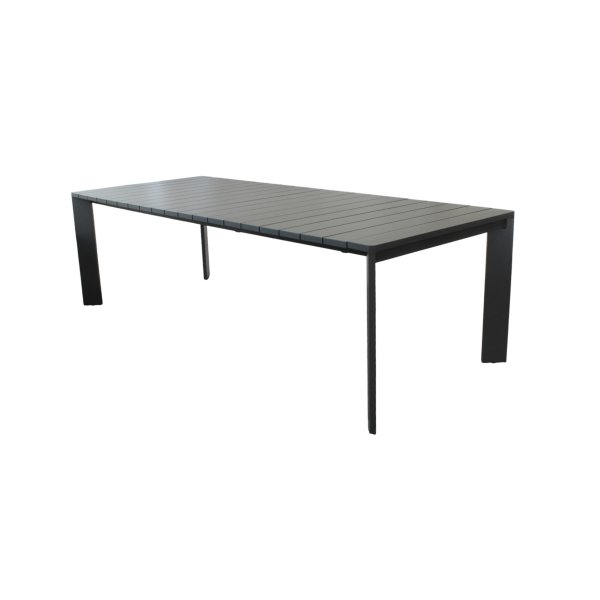Tavolo allungabile da giardino in Alluminio 150/200x100 - UNA - Antracite