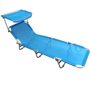 Brandina Pieghevole prendisole colore casuale in Alluminio Textilene cm 190x58x25 - TYLOR