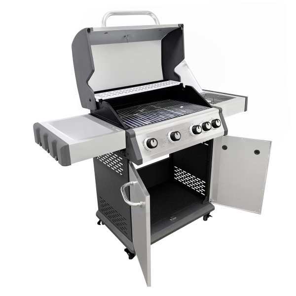 Alternative view of Barbecue a gas 4 fuochi + 1 in Acciaio cm 133x57x114 - CHIANY