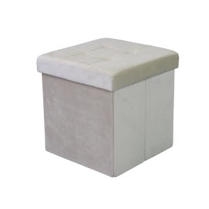 Pouf contenitore in velluto - VELVET
