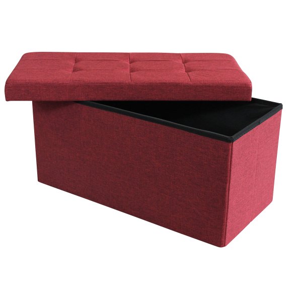 Alternative view of Pouf contenitore in stoffa - NADIA