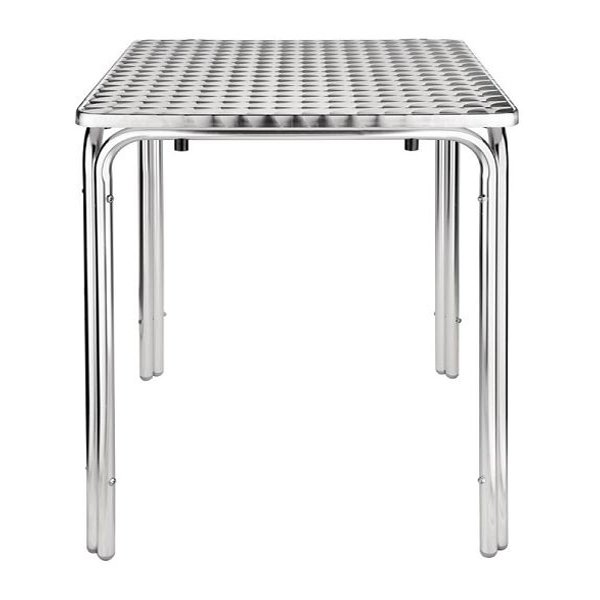 Alternative view of Tavolo Quadrato Impilabile e Alluminio cm 70x70 - RICKEY