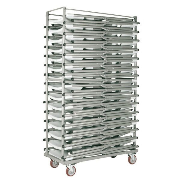 Alternative view of Sedia catering Pieghevole in Acciaio Plastica cm 57x46x85 - GAVIN