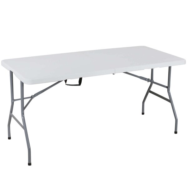 Tavolo catering 150 in Acciaio Plastica cm 152x70x74 - CATE