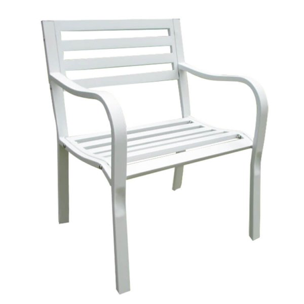 Poltrona da Giardino in Acciaio Acciaio cm 60x80x56 - BRENT