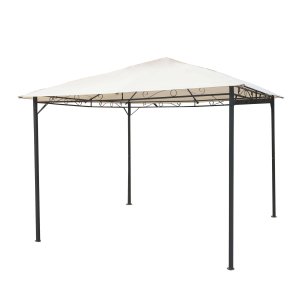 Gazebo da Giardino 3x4 con pareti laterali in acciaio poliestere - LOUIE