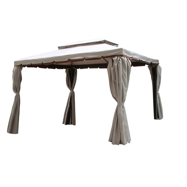 Gazebo da Giardino 3x4 in alluminio poliestere - GRANT