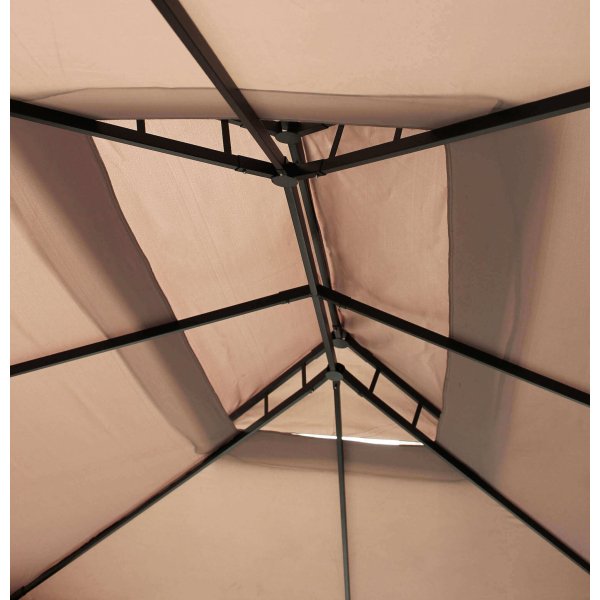 Alternative view of Gazebo da Giardino 3x4 in alluminio poliestere - GRANT