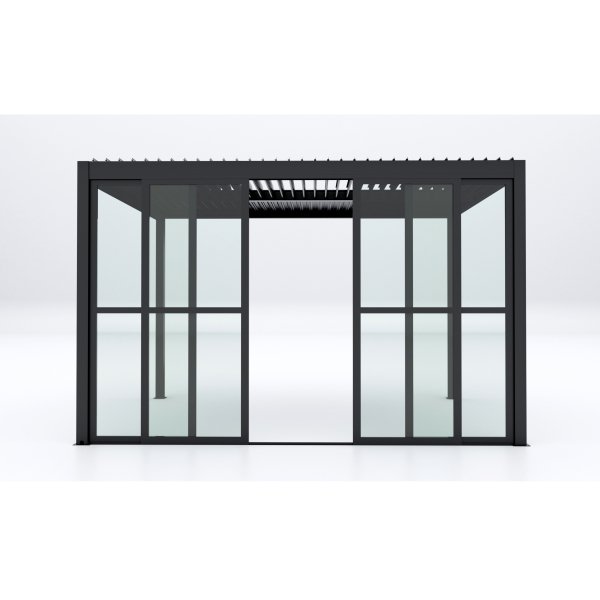 Parete laterale in policarbonato per pergola bioclimatica Tony - TONY - Antracite