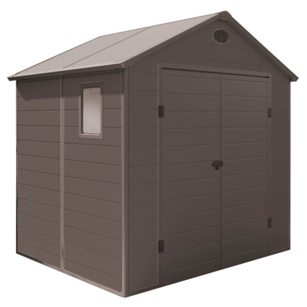 Casetta Porta Attrezzi da Giardino in Plastica cm 190x192x226 - FOX