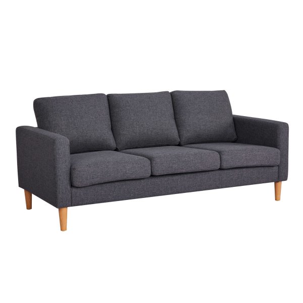 Divano 3 posti Scandinavo in Tessuto cm 177x73x82 - MANU
