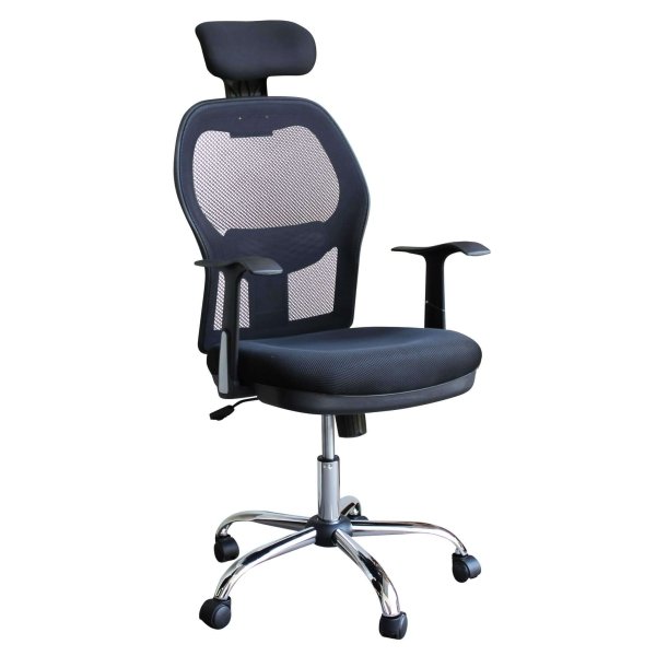 Sedia da Ufficio in Poliuretano cm 59x56x128 - LENNIE