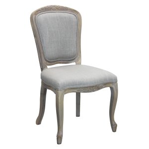 Sedia vintage seduta imbottita in Legno cm 52x49x86 - ROYCE
