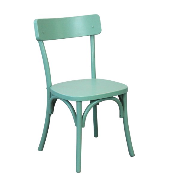 Sedia impilabile in legno da interno - PENELOPE - Verde