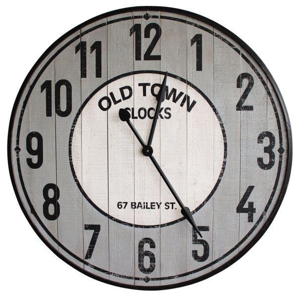 Orologio da parete XL in Legno cm 92x6x92 - LEYTON