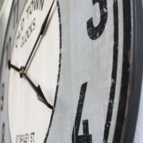 Alternative view of Orologio da parete XL in Legno cm 92x6x92 - LEYTON