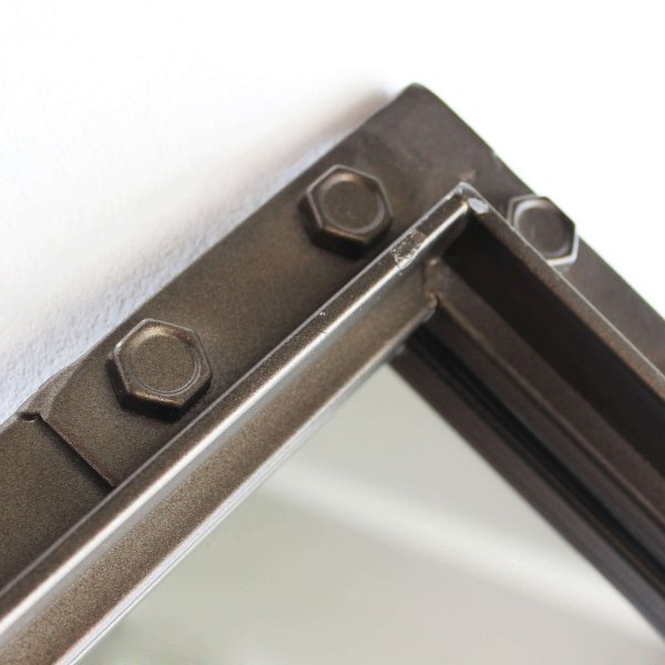 Alternative view of Specchio per Camera da Letto in Acciaio MDF cm 45 2x5x172 - HARVEY