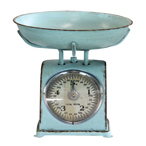Bilancia da cucina Analogica Vintage in Acciaio cm 21x21x19 - BRADFORD