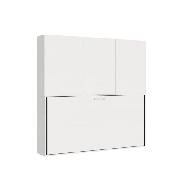 Alternative view of Letto singolo a scomparsa orizzontale con mobile - KANDO