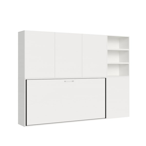 Alternative view of Letto singolo a scomparsa orizzontale con mobile - KANDO