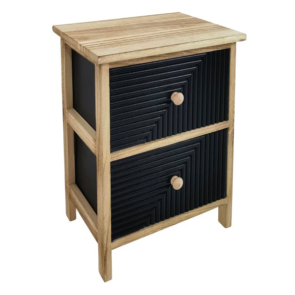 Cassettiera mobiletto per bagno camera - GALEON - Nero