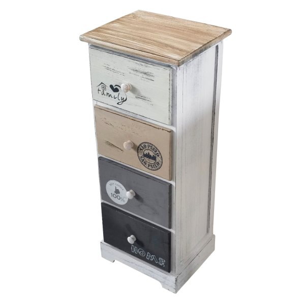 Cassettiera mobiletto per bagno camera - ICARUS - #REF!