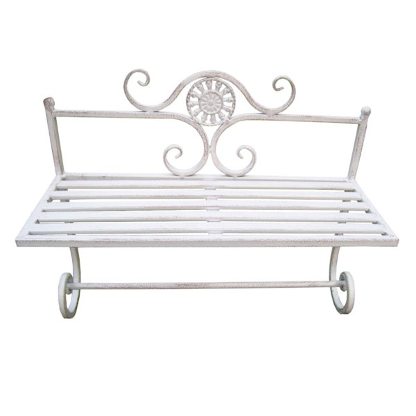 Alternative view of Porta carta stile provenzale verniciato in cm 41x16x33 - LAUNCE