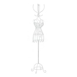 Appendiabiti con busto in Poliuretano cm 30x29x170 - DENYS