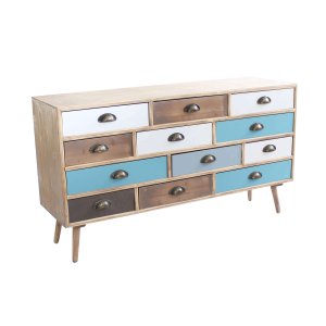 Cassettiera 12 cassetti in Legno cm 120x36 5x49 - CAL