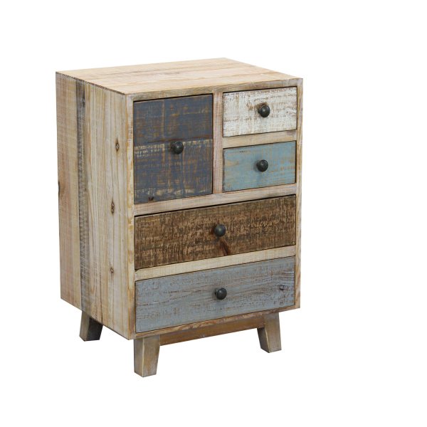 Cassettiera colorata in Legno cm 45x35x64 - FREDDY