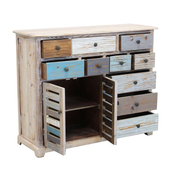 Alternative view of Credenza colorato in Legno cm 108x38x89 - FREDDY