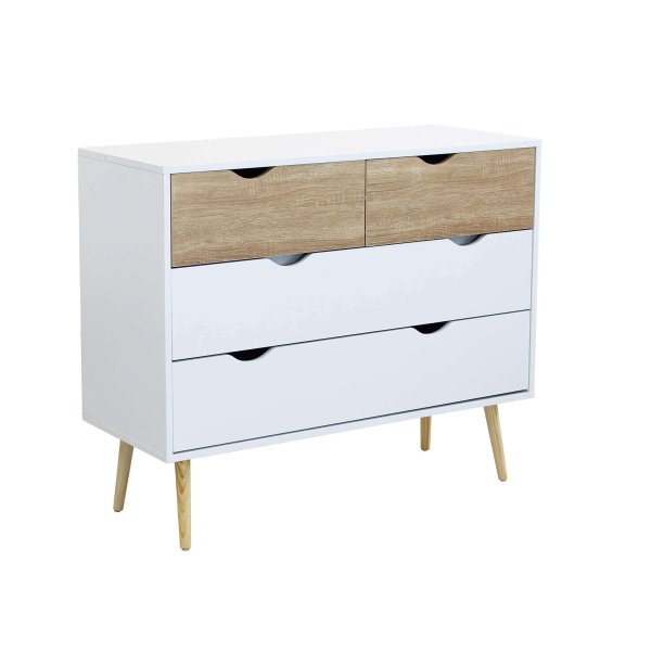 Cassettiera Moderna 3 cassetti cm 99x39x82 - PALMER