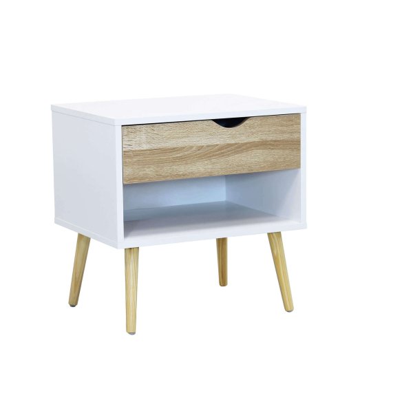 Comodino Moderno in Truciolare cm 80x39x49 7 - PALMER