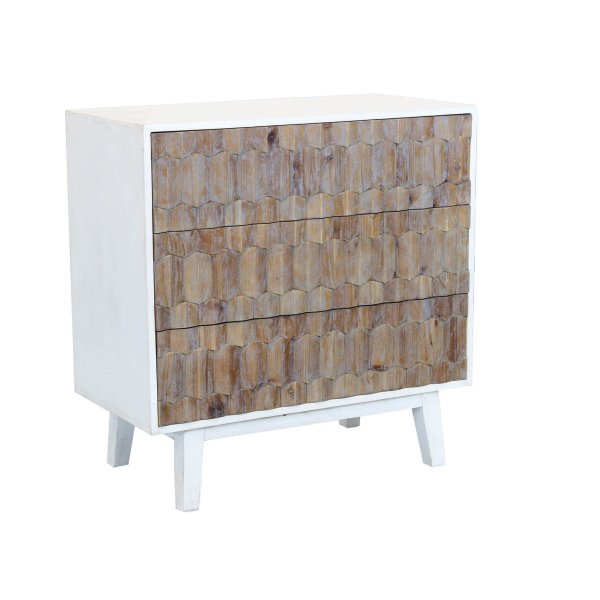 Cassettiera per soggiorno moderna in Legno cm 88x45x89 - FLETCHER
